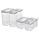 IKEA Bote C/Tapa Juego de 6 piezas KORALLVIPPA