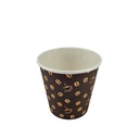 Vaso de Papel Cartón P/Bebidas Calientes 4oz (50u x 20paq)