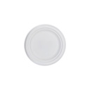 Plato Biodegradable en Pulpa de Caña Redondo 18cm (125ud x 8paq)