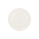 Plato P/Taza de Café de Porcelana (12cm) BANQUET BLANCA BONNA