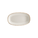 Plato Oval de Porcelana (24x14cm) RETRO GOURMET BONNA