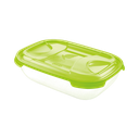 Contenedor Plástico P/Alimento Rectangular C/Tapa TONTARELLI (2L)