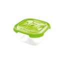 Contenedor Plástico, Alimento, Cuadrado, C/Tapa TONTARELLI (2L)