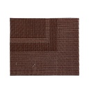 Doyle de PVC Color Marrón C/Rectángulo (45x30cm)