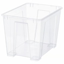IKEA Caja Transparente (39x28x28cm) 22L SAMLA