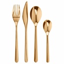 IKEA Cubertería Rosa Dorado 24 Piezas FÖRNUFT