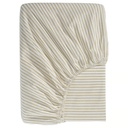 IKEA Sábana Bajera Ajustable Blanco Beige (90x200cm) SOLFIBBLA