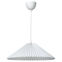 IKEA Lámpara Colgante Plisado C/Montura Blanca HAVSDJUP/KUDDLAVA (59cm)