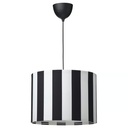 IKEA Lámpara Colgante Blanco/Negro RINGSTA / HAVSDJUP (42cm)