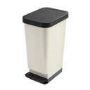 Cesto Plástico C/Pedal MODA TONTARELLI (45L)